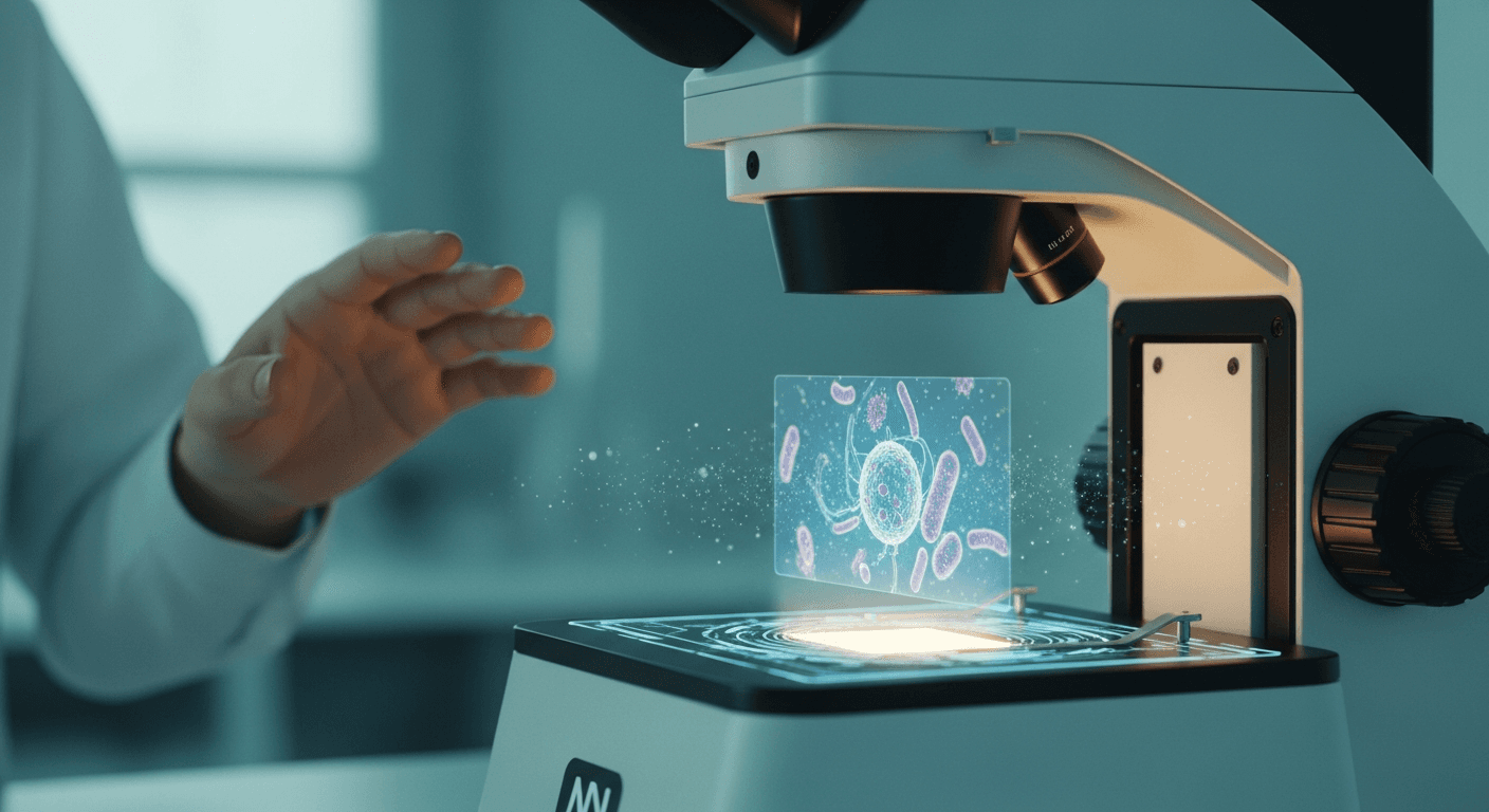 AI-Powered Microscope Diagnoses Infections Faster Than Human Experts