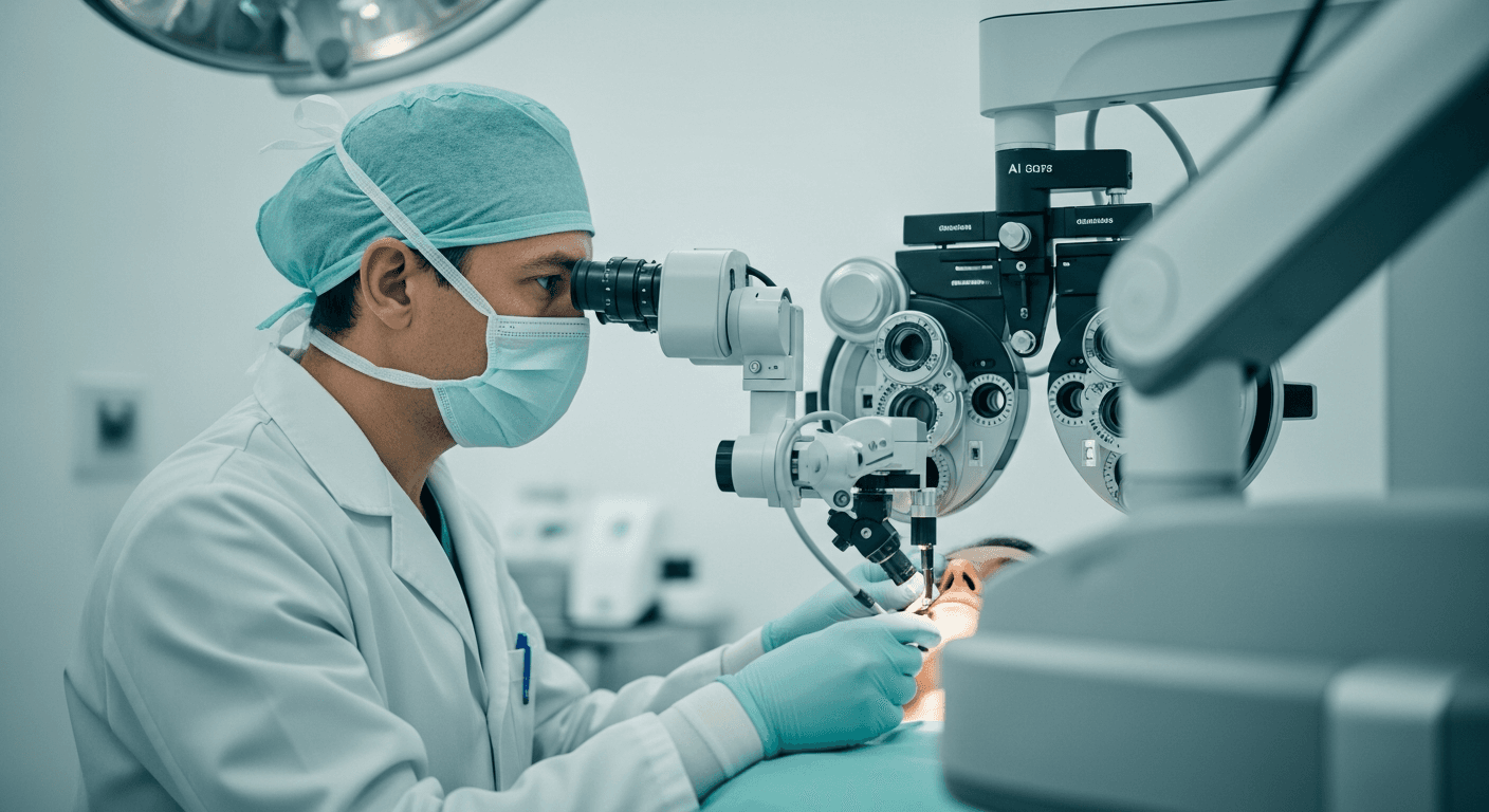 AI-Powered Robotic System Achieves Breakthrough in Retinal Vein Occlusion Surgery