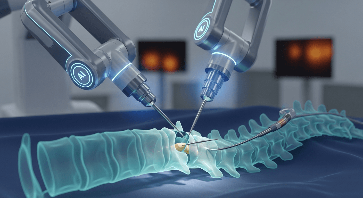 AI-Powered Robotic System Achieves Unprecedented Precision in Spinal Fusion Surgery
