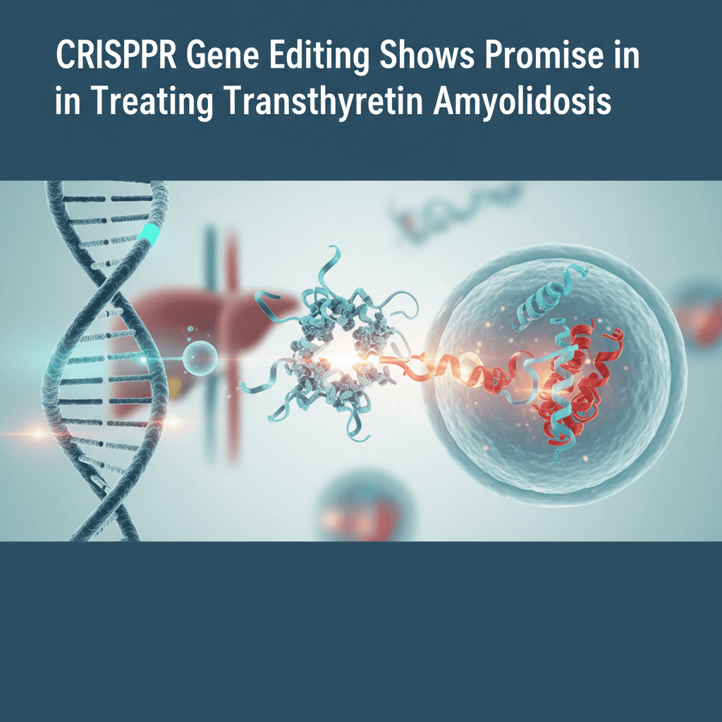 CRISPR Gene Editing Shows Promise in Treating Transthyretin Amyloidosis