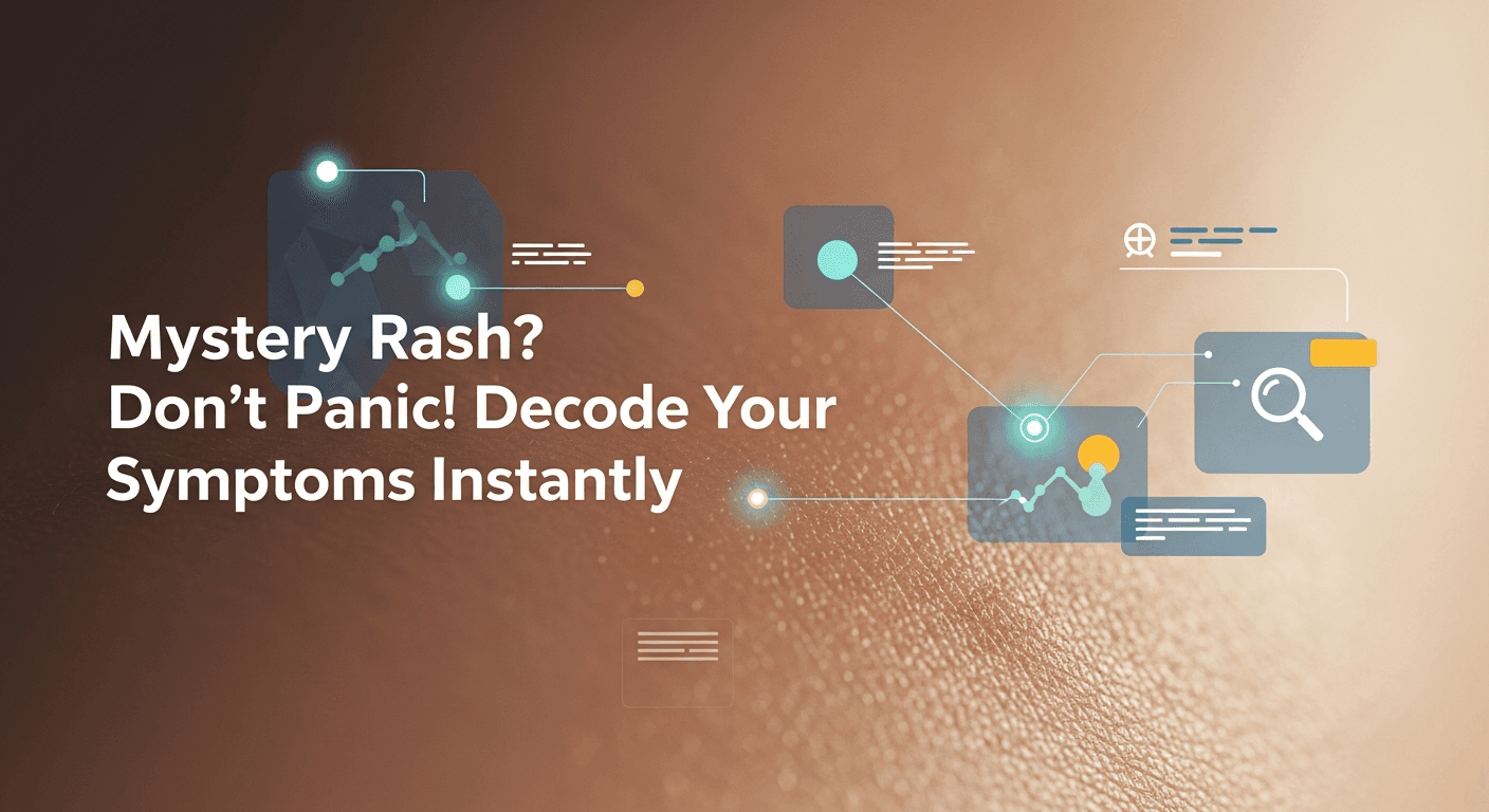 Mystery Rash? Don't Panic! Decode Your Symptoms Instantly.