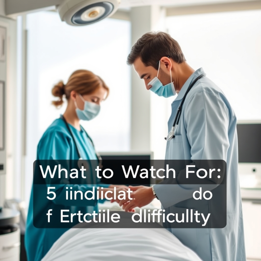 What to Watch For: 5 Indicators of Erectile Difficulty