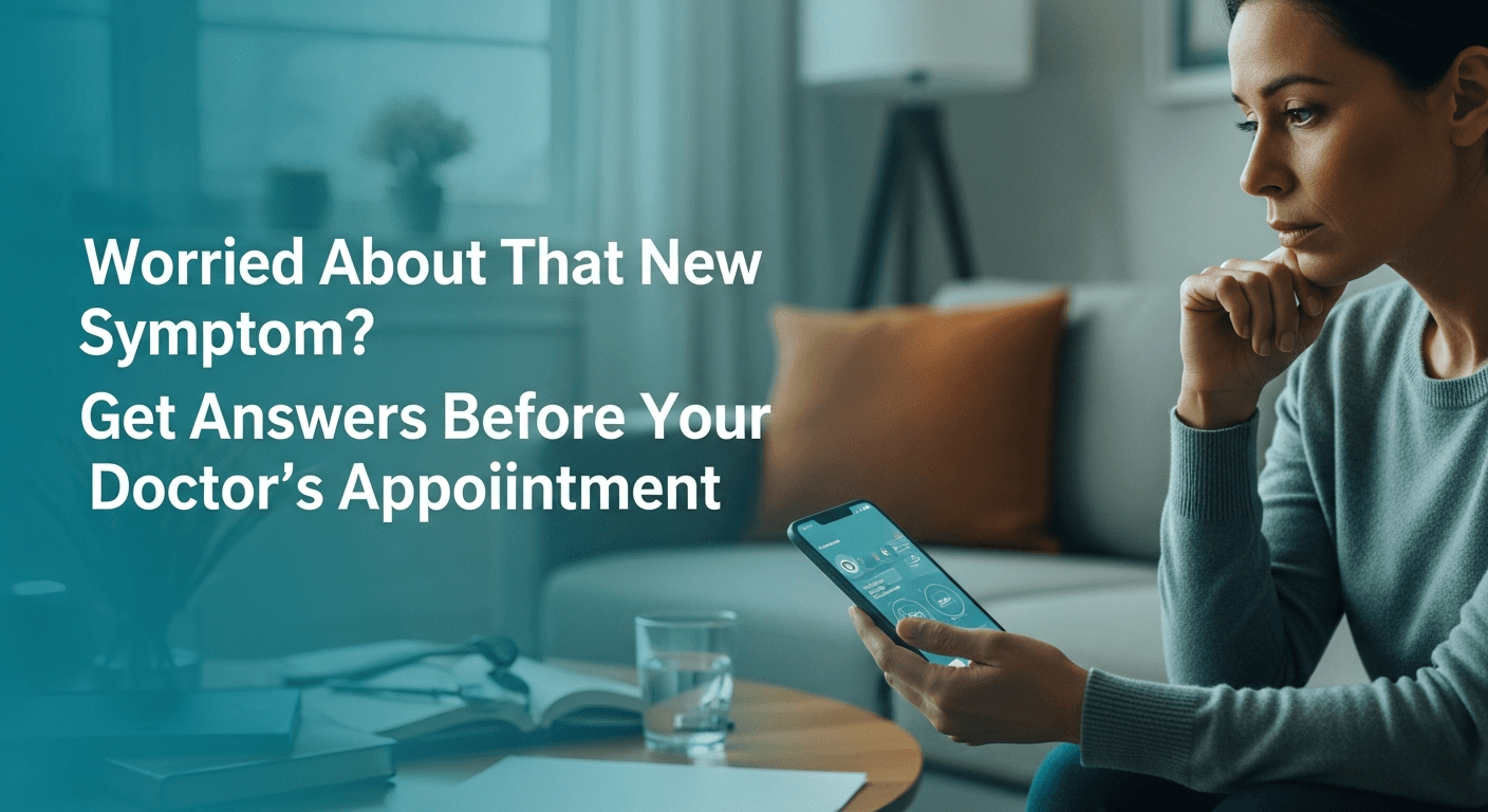 Worried About That New Symptom? Get Answers Before Your Doctor's Appointment
