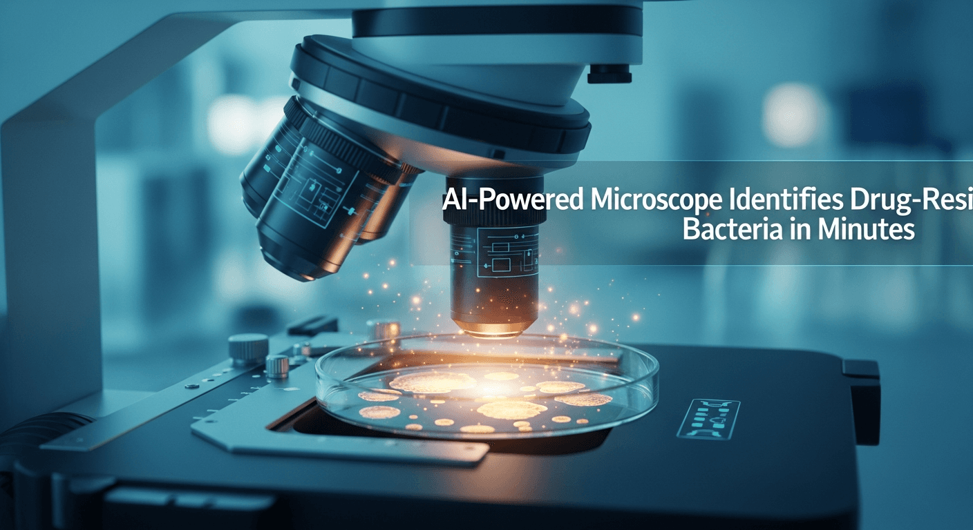 AI-Powered Microscope Identifies Drug-Resistant Bacteria in Minutes